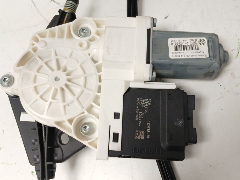 Recambio de elevalunas trasero izquierdo para volkswagen cc b7 (358) 2.0 tdi referencia OEM IAM 3C8959795 3C8959703D 