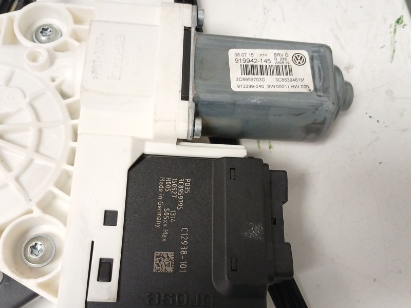 Recambio de elevalunas trasero izquierdo para volkswagen cc b7 (358) 2.0 tdi referencia OEM IAM 3C8959795 3C8959703D 