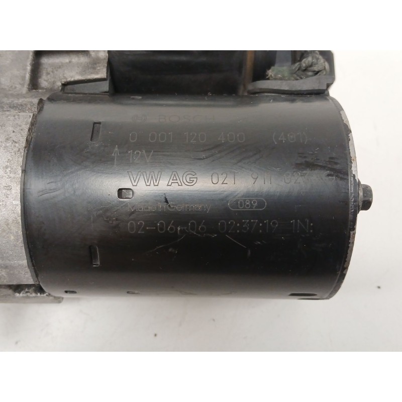 Recambio de motor arranque para volkswagen polo iv (9n_, 9a_) 1.4 16v referencia OEM IAM 0001120400  