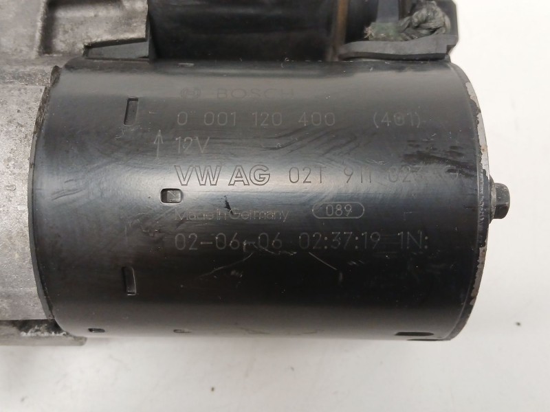 Recambio de motor arranque para volkswagen polo iv (9n_, 9a_) 1.4 16v referencia OEM IAM 0001120400  