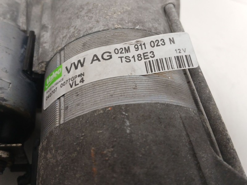 Recambio de motor arranque para seat leon (1p1) 2.0 tdi 16v referencia OEM IAM 02M911023N  