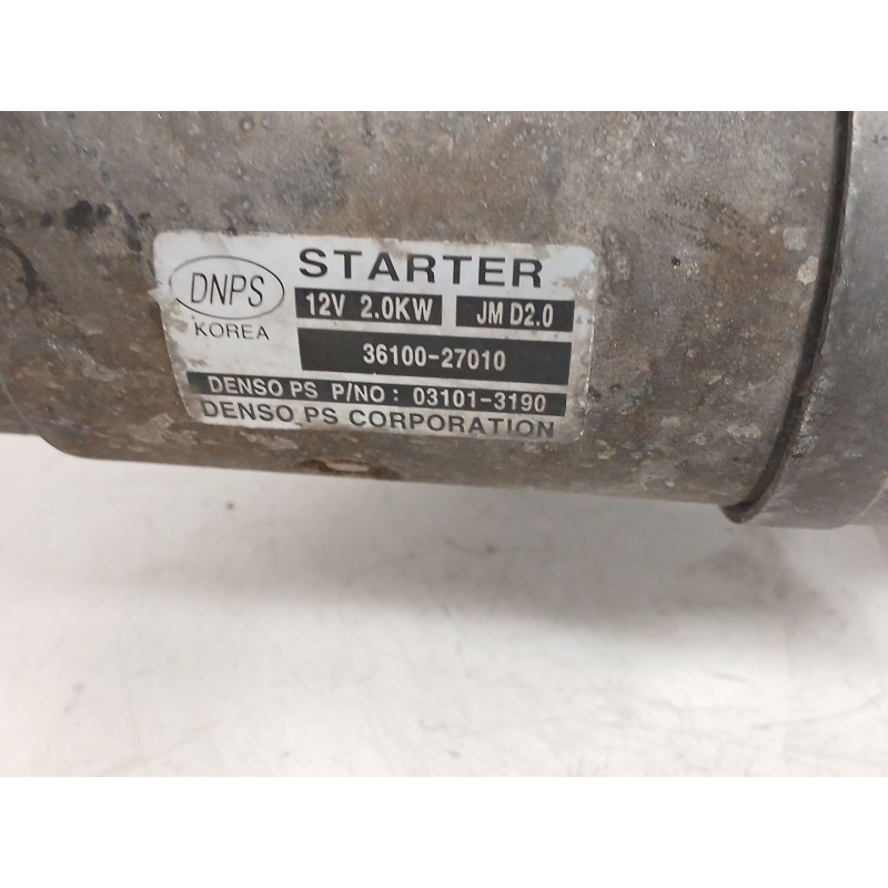 Recambio de motor arranque para hyundai santa fé ii (cm) 2.2 crdi 4x4 referencia OEM IAM 3610027010  