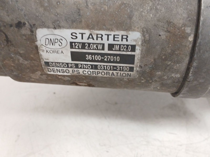 Recambio de motor arranque para hyundai santa fé ii (cm) 2.2 crdi 4x4 referencia OEM IAM 3610027010  