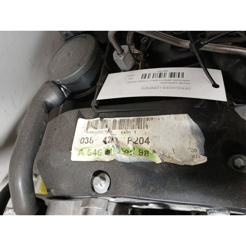 Recambio de motor completo para mercedes-benz clase c t-model (s204) c 220 cdi (204.208) referencia OEM IAM 646811 A646811 