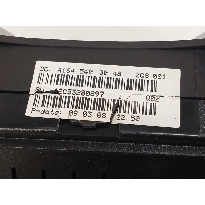 Recambio de cuadro instrumentos para mercedes-benz clase m (w164) ml 320 cdi 4-matic (164.122) referencia OEM IAM A1645400048 A2