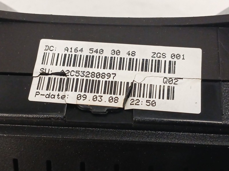 Recambio de cuadro instrumentos para mercedes-benz clase m (w164) ml 320 cdi 4-matic (164.122) referencia OEM IAM A1645400048 A2