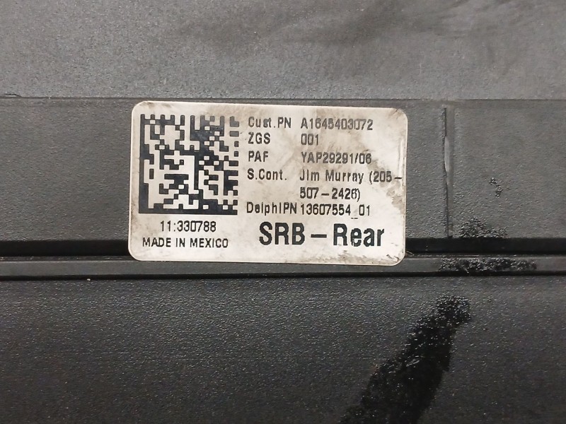 Recambio de caja reles / fusibles para mercedes-benz clase m (w164) ml 320 cdi 4-matic (164.122) referencia OEM IAM A16445403072