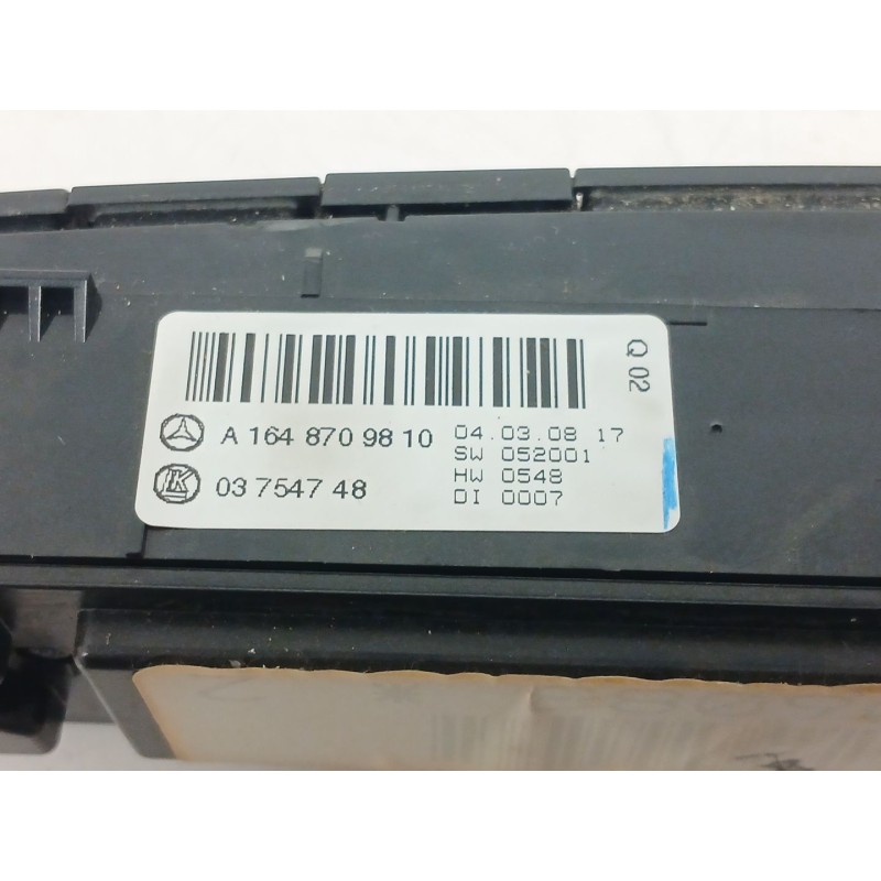 Recambio de mando multifuncion para mercedes-benz clase m (w164) ml 320 cdi 4-matic (164.122) referencia OEM IAM A1648709810  