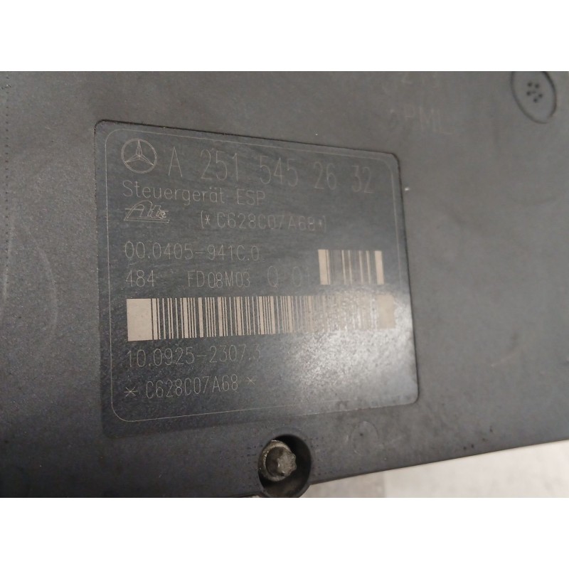Recambio de abs para mercedes-benz clase m (w164) ml 320 cdi 4-matic (164.122) referencia OEM IAM A2515452632 A2514310512 