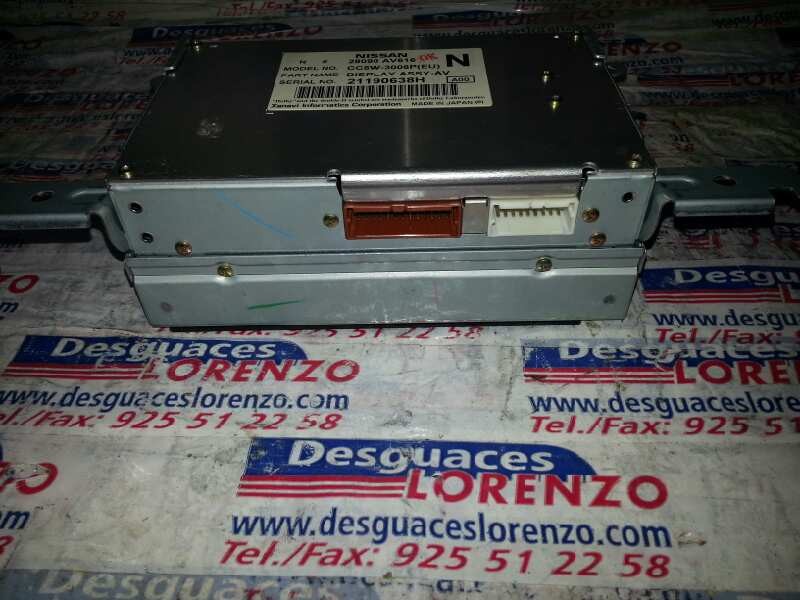 Recambio de pantalla multifuncion para nissan primera berlina (p12) acenta referencia OEM IAM 28090AV616  