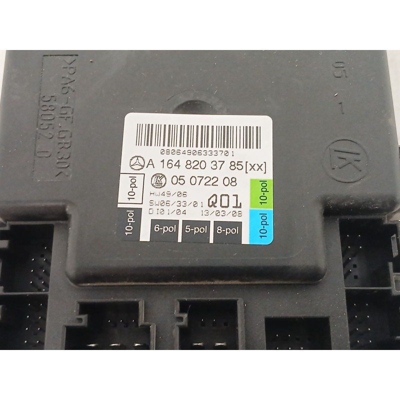 Recambio de centralita cierre para mercedes-benz clase m (w164) ml 320 cdi 4-matic (164.122) referencia OEM IAM A1648203785 0507