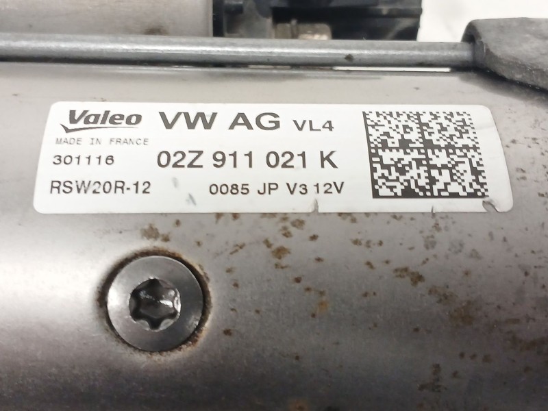 Recambio de motor arranque para seat ibiza iv (6j5, 6p1) 1.4 tdi referencia OEM IAM 02Z911021K  
