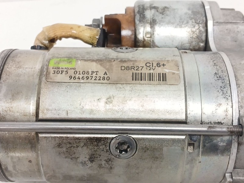 Recambio de motor arranque para peugeot 5008 (0u_, 0e_) 2.0 hdi referencia OEM IAM 9646972280 D8R27 