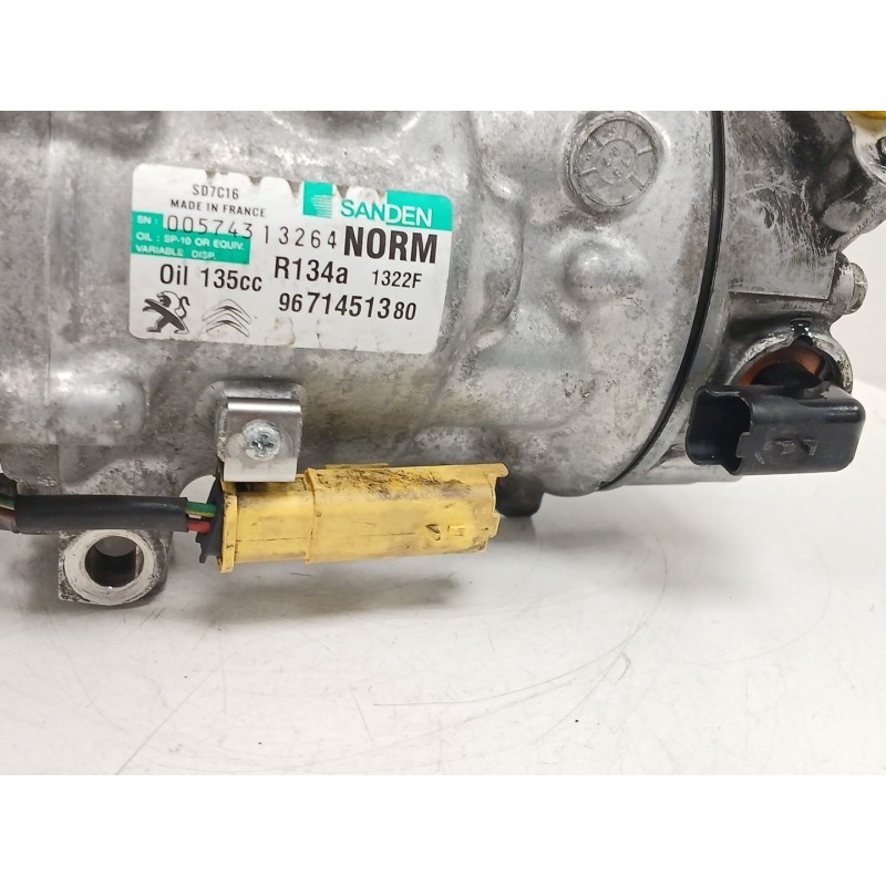Recambio de compresor aire acondicionado para peugeot 5008 (0u_, 0e_) 2.0 hdi referencia OEM IAM 9671451380 1322F 