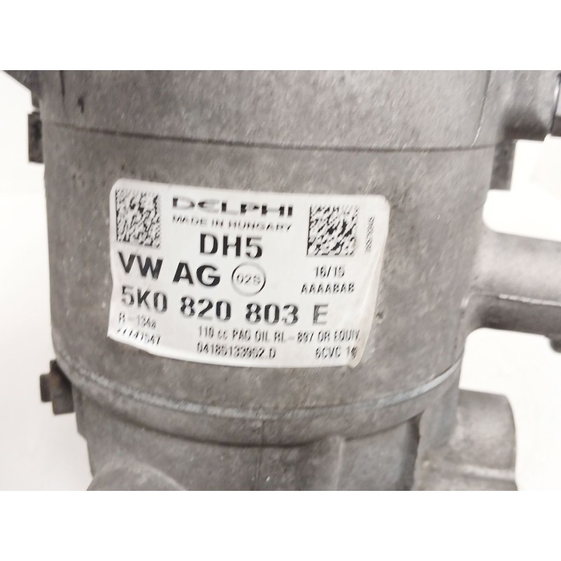 Recambio de compresor aire acondicionado para seat ibiza iv st (6j8, 6p8) 1.6 tdi referencia OEM IAM 5K0820803E  