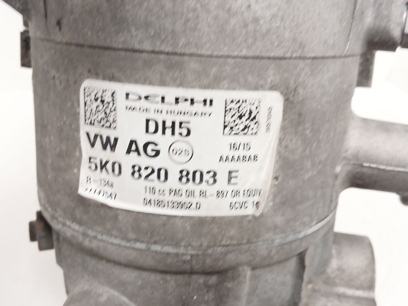 Recambio de compresor aire acondicionado para seat ibiza iv st (6j8, 6p8) 1.6 tdi referencia OEM IAM 5K0820803E  