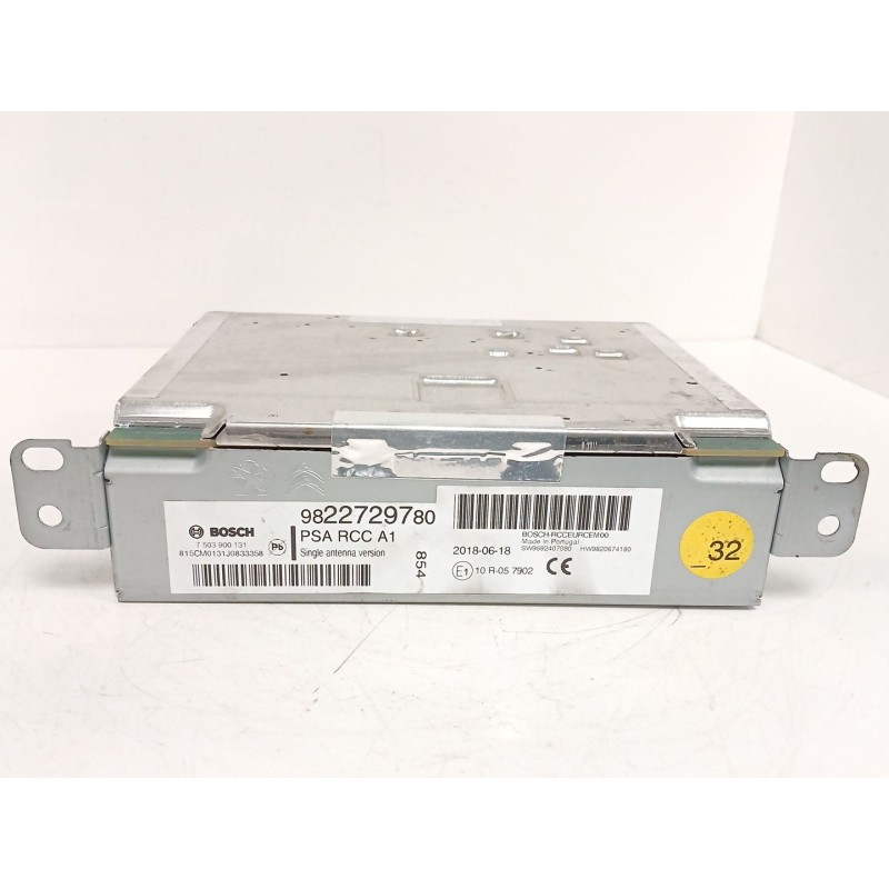 Recambio de sistema audio / radio cd para peugeot 208 i (ca_, cc_) 1.5 bluehdi 100 referencia OEM IAM 9822729780  