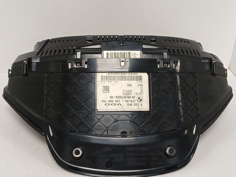 Recambio de cuadro instrumentos para bmw 3 (f30, f80) 320 d referencia OEM IAM 927933003  