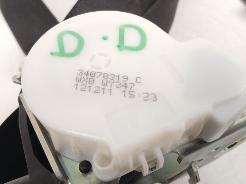 Recambio de cinturon seguridad delantero derecho para bmw 3 (f30, f80) 320 d referencia OEM IAM 34078319C  