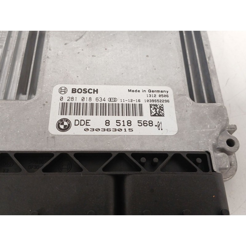 Recambio de centralita motor uce para bmw 3 (f30, f80) 320 d referencia OEM IAM 0281018634 851856801 