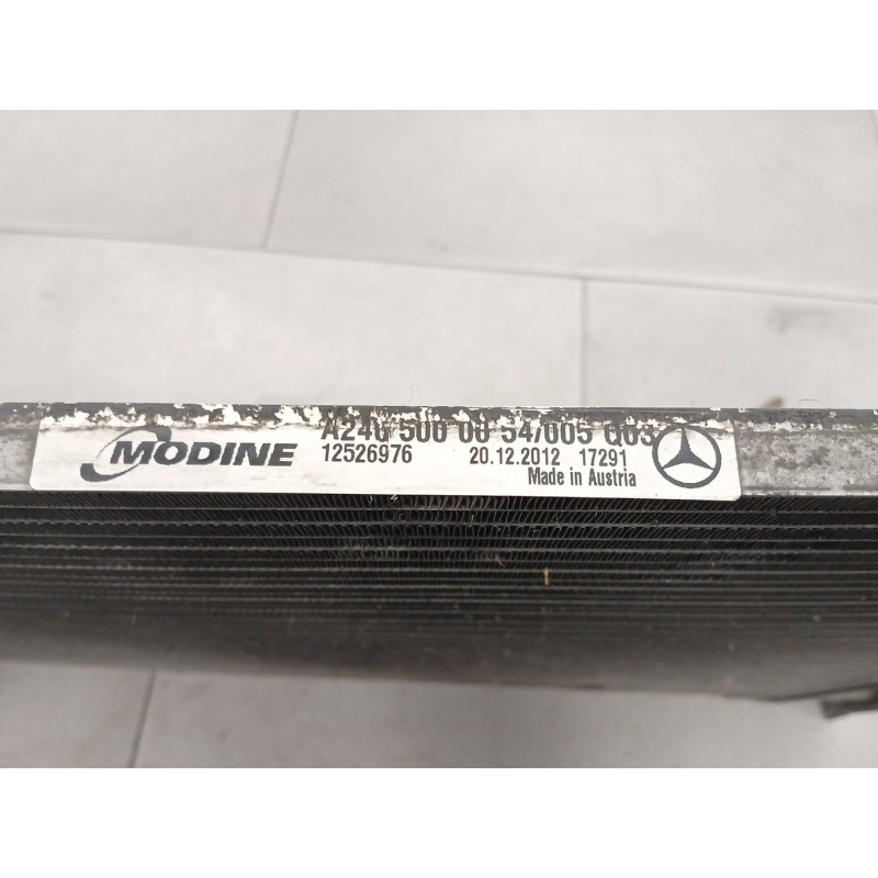 Recambio de condensador / radiador aire acondicionado para mercedes-benz clase a (w176) a 180 cdi (176.000) referencia OEM IAM A