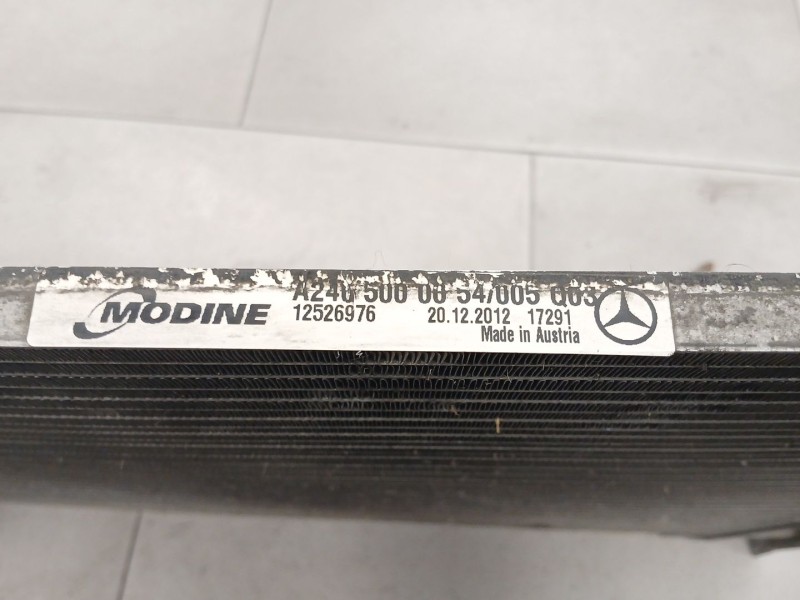Recambio de condensador / radiador aire acondicionado para mercedes-benz clase a (w176) a 180 cdi (176.000) referencia OEM IAM A