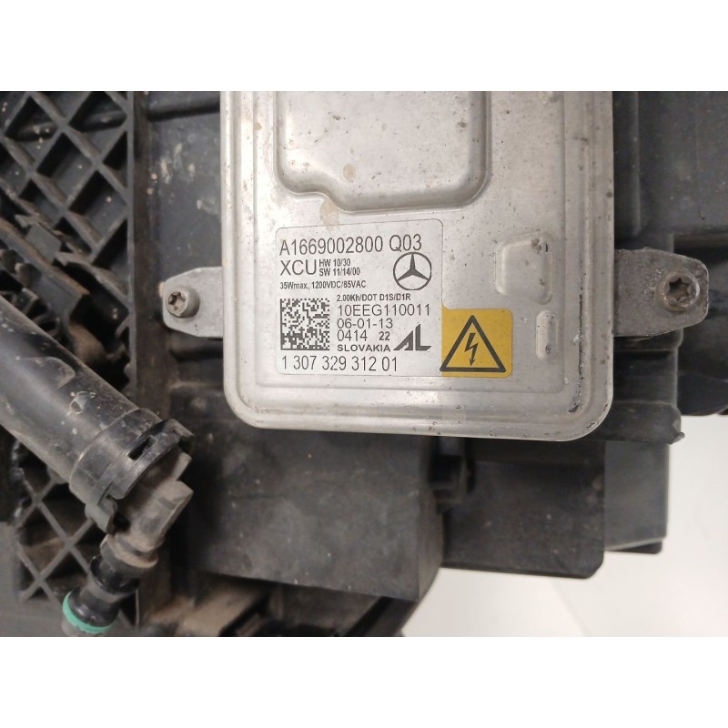 Recambio de faro izquierdo para mercedes-benz clase a (w176) a 180 cdi (176.000) referencia OEM IAM A1768201161 A1669002800 