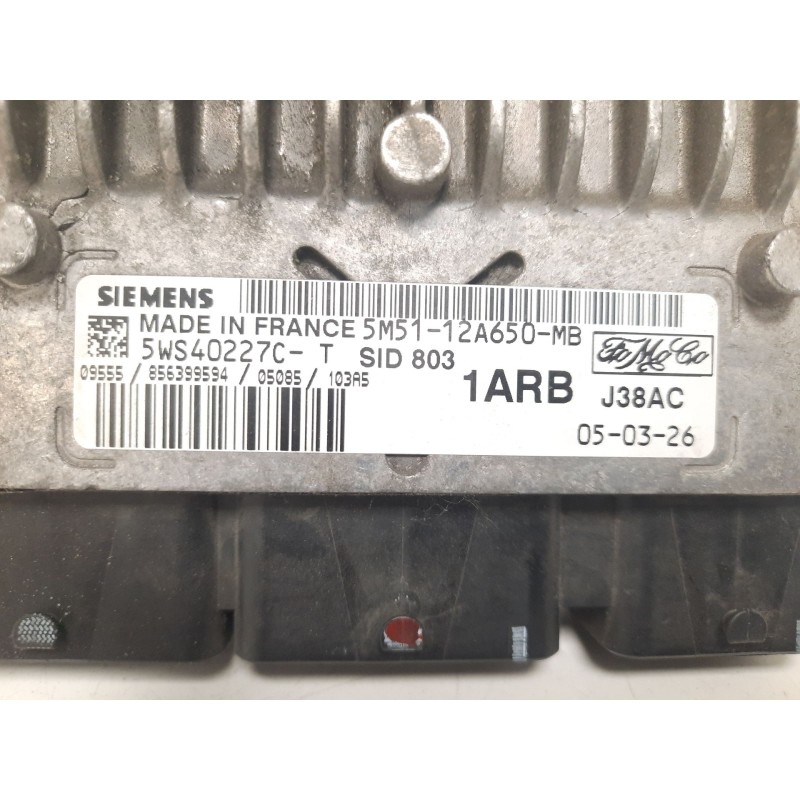 Recambio de centralita motor uce para ford focus berlina (cap) ghia referencia OEM IAM 5M5112A650MB 5WS40227C 1ARB