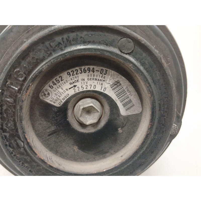 Recambio de compresor aire acondicionado para bmw 3 (f30, f80) 320 d referencia OEM IAM   6452922369403