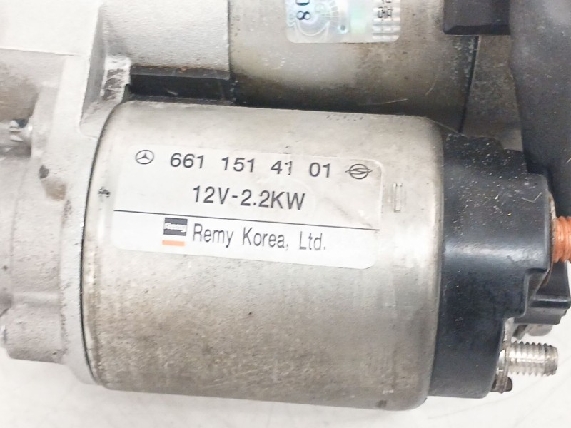 Recambio de motor arranque para ssangyong rodius i 2.7 xdi referencia OEM IAM 6611514101  