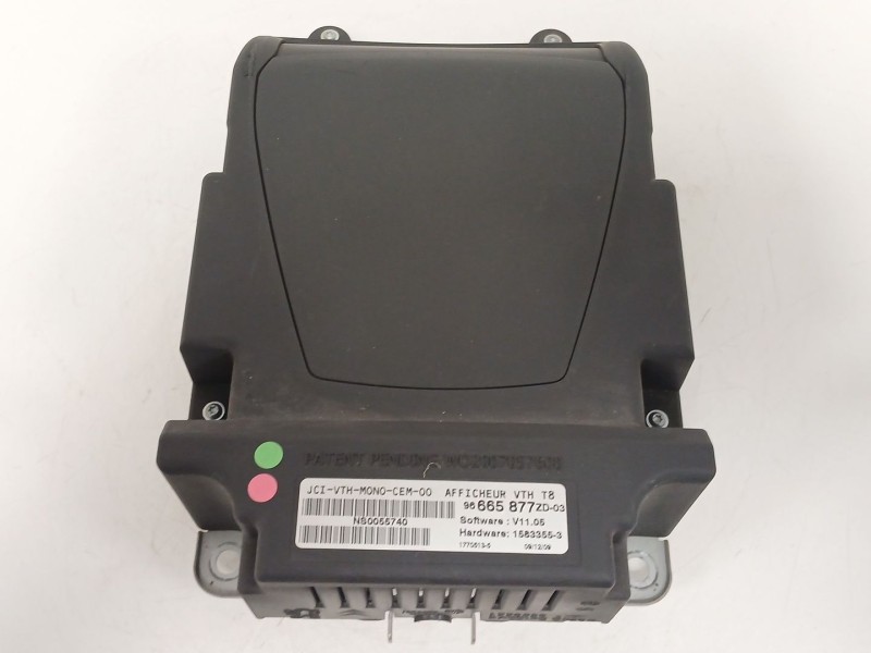 Recambio de pantalla multifuncion para peugeot 5008 (0u_, 0e_) 2.0 hdi referencia OEM IAM 96665877 96665877ZD 