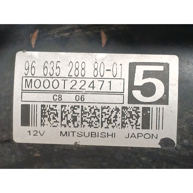 Recambio de motor arranque para peugeot 308 i (4a_, 4c_) 1.6 hdi referencia OEM IAM 9663528880 M000T22471 