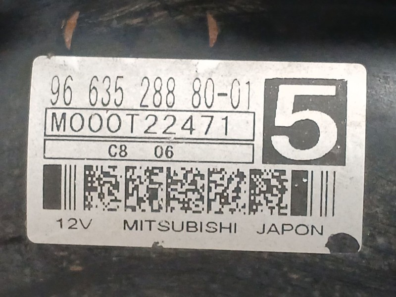 Recambio de motor arranque para peugeot 308 i (4a_, 4c_) 1.6 hdi referencia OEM IAM 9663528880 M000T22471 