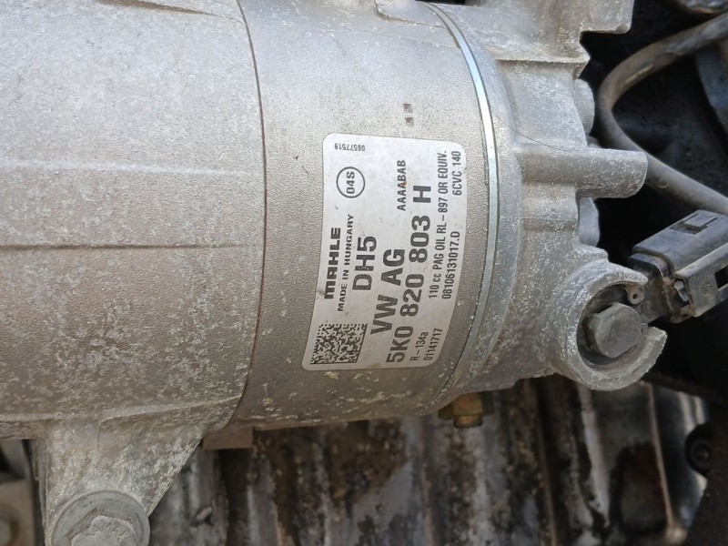 Recambio de compresor aire acondicionado para volkswagen golf vi (5k1) 2.0 tdi referencia OEM IAM 5K0820803H  