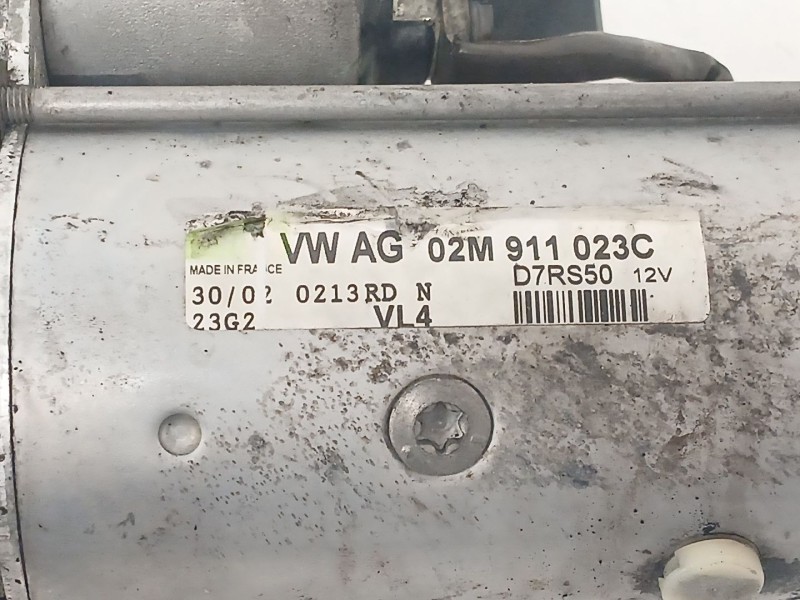 Recambio de motor arranque para volkswagen golf iv (1j1) 1.9 tdi referencia OEM IAM 02M911023C D7RS50 
