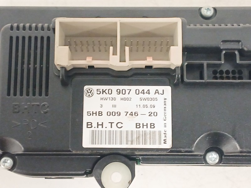 Recambio de mando calefaccion / aire acondicionado para volkswagen golf vi (5k1) 2.0 tdi referencia OEM IAM 5K0907044AJ  