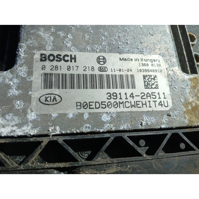 Recambio de centralita motor uce para kia cee´d hatchback (ed) 1.6 crdi 90 referencia OEM IAM 0281017218 291142A511 