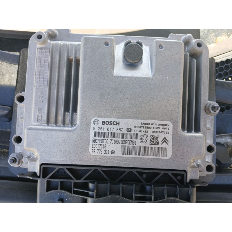 Recambio de centralita motor uce para citroën c4 ii (nc_) 1.6 hdi 90 referencia OEM IAM 0281017862 EDC17C10 