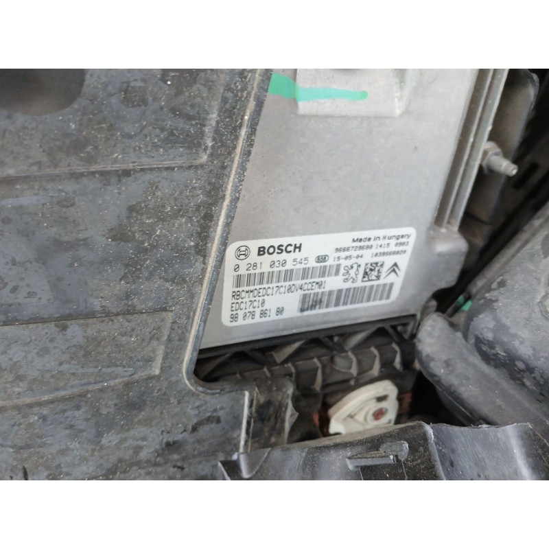 Recambio de centralita motor uce para peugeot 208 i (ca_, cc_) 1.4 hdi referencia OEM IAM 0281030545 EDC17C10 