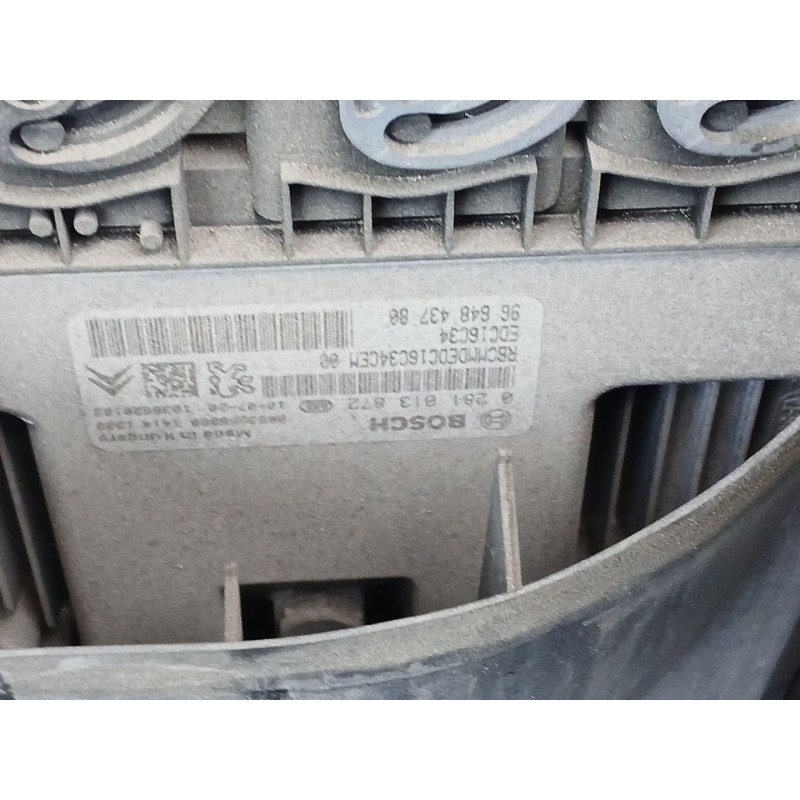 Recambio de centralita motor uce para peugeot partner tepee 1.6 hdi 16v referencia OEM IAM 9664843780 EDC16C34 0281013872