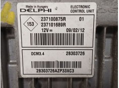 Recambio de centralita motor uce para nissan nv200 furgoneta 1.5 dci 90 (m20, m20m) referencia OEM IAM 237100875R   2