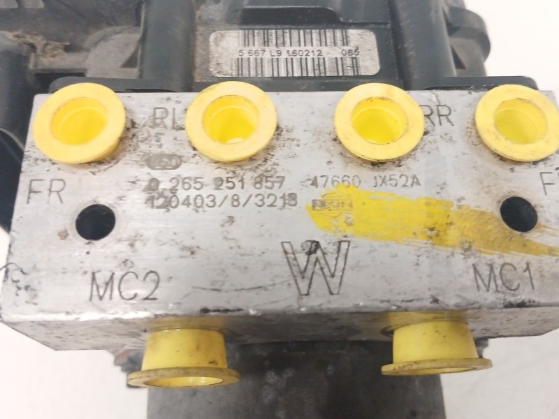 Recambio de abs para nissan nv200 furgoneta 1.5 dci 90 (m20, m20m) referencia OEM IAM 0265251857 0265951751 