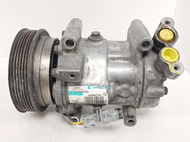 Recambio de compresor aire acondicionado para nissan nv200 furgoneta 1.5 dci 90 (m20, m20m) referencia OEM IAM 92600AZ74A  
