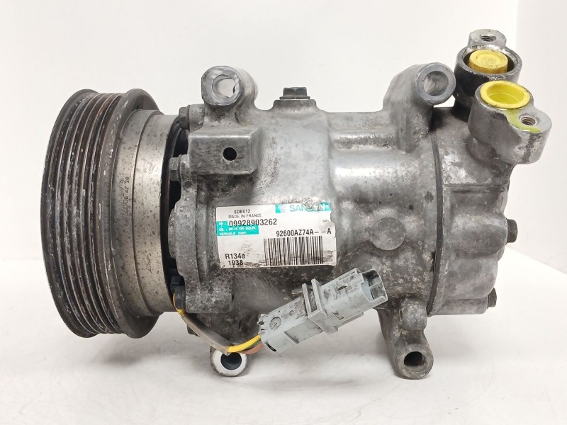 Recambio de compresor aire acondicionado para nissan nv200 furgoneta 1.5 dci 90 (m20, m20m) referencia OEM IAM 92600AZ74A  