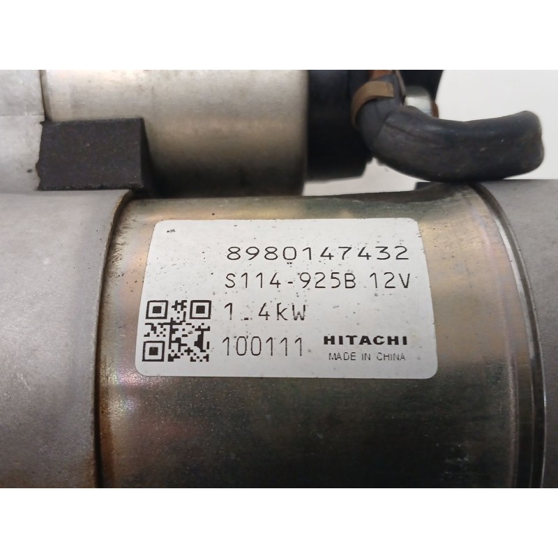 Recambio de motor arranque para opel zafira / zafira family b (a05) 1.7 cdti (m75) referencia OEM IAM 8980147432 S114925B 