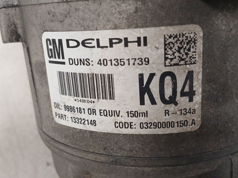 Recambio de compresor aire acondicionado para opel zafira / zafira family b (a05) 1.7 cdti (m75) referencia OEM IAM 401351739 13
