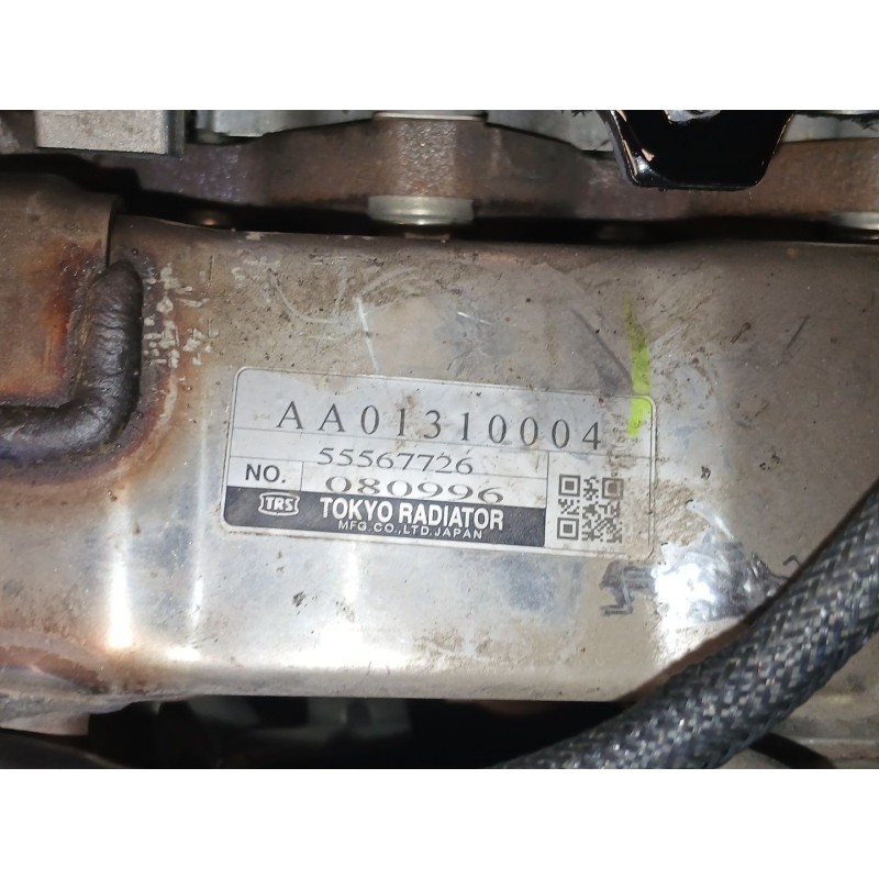 Recambio de enfriador egr para opel astra j (p10) 1.7 cdti (68) referencia OEM IAM AA01310004 55567726 080996