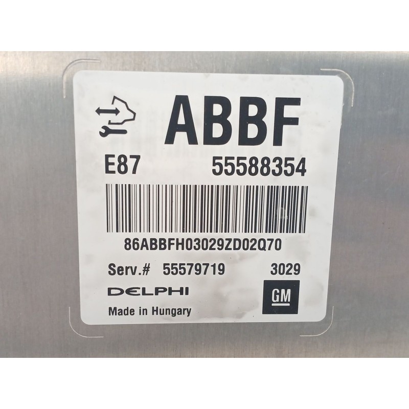 Recambio de centralita motor uce para opel astra j (p10) 1.7 cdti (68) referencia OEM IAM 55588354 55579719 