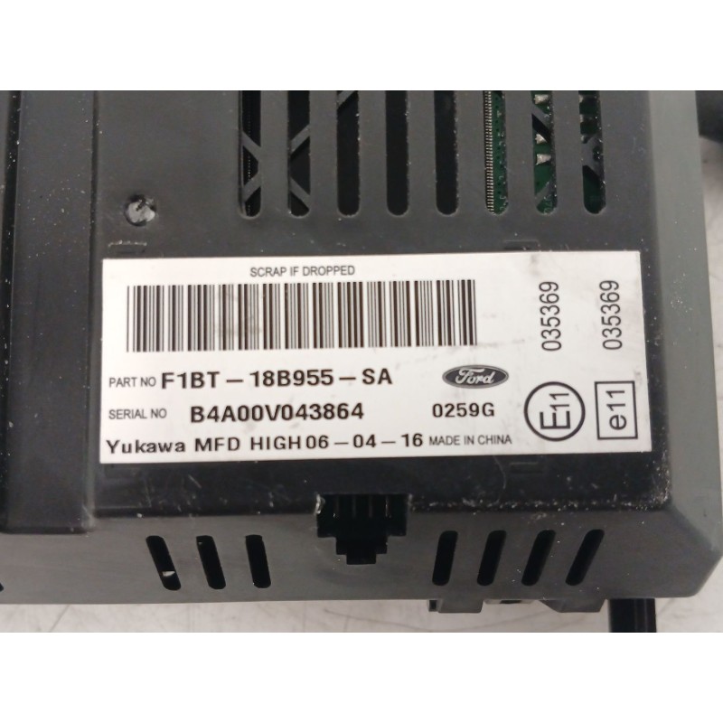 Recambio de pantalla multifuncion para ford fiesta vi (cb1, ccn) 1.5 tdci referencia OEM IAM 18B955SA  