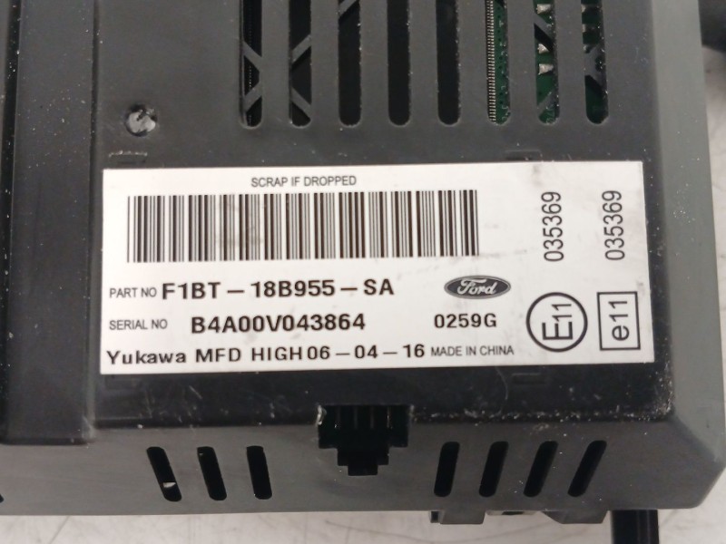 Recambio de pantalla multifuncion para ford fiesta vi (cb1, ccn) 1.5 tdci referencia OEM IAM 18B955SA  